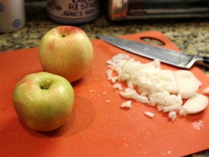 apple and onion