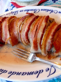 bacon-wrapped pork tenderloin